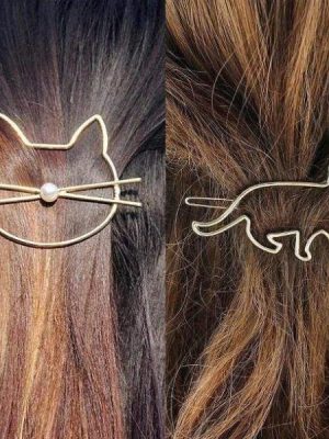 Gorgeous Kitty Hair Clips
