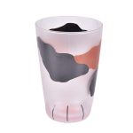 300ML Handpainted Milky Cat Paw Glasses