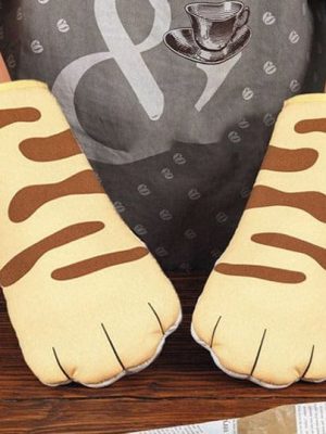 Cat Paws Heat Resistant Oven Mitts