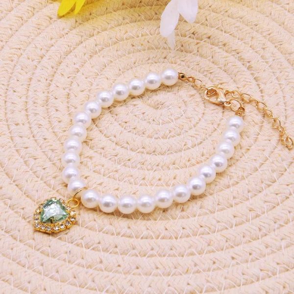 Cat Pearl Collar Necklace