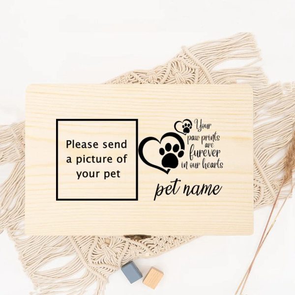 Personalized Photo Cat Funeral Box