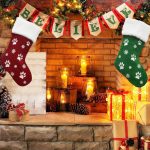 Personalized Pet Paw Christmas Stocking