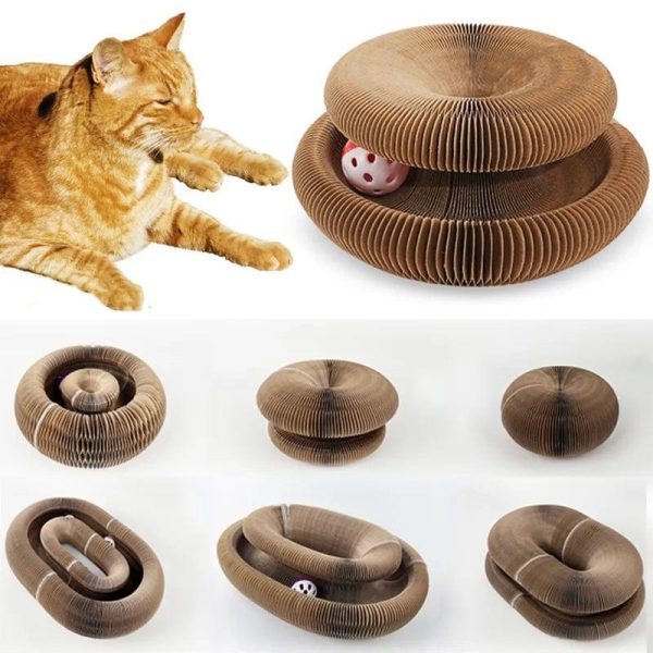 Magical Scratcher Foldable Cat Bed
