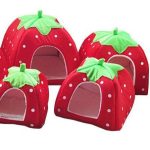 Strawberry Cave Foldable Cat House