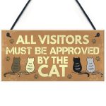 Life with Cats Home Wooden Plaques
