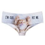 Funny 3D Cat Briefs