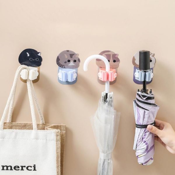 Wall Mounted Adhesive Cat Hanger