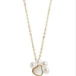 Beautiful Paw Pearl Necklace