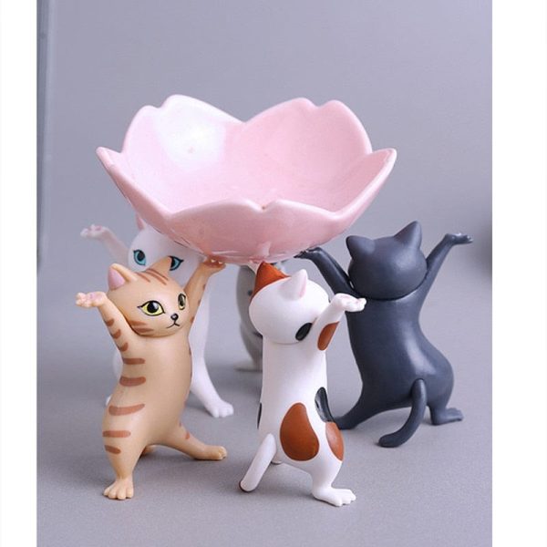 Cat Dancing Decoration Figurines
