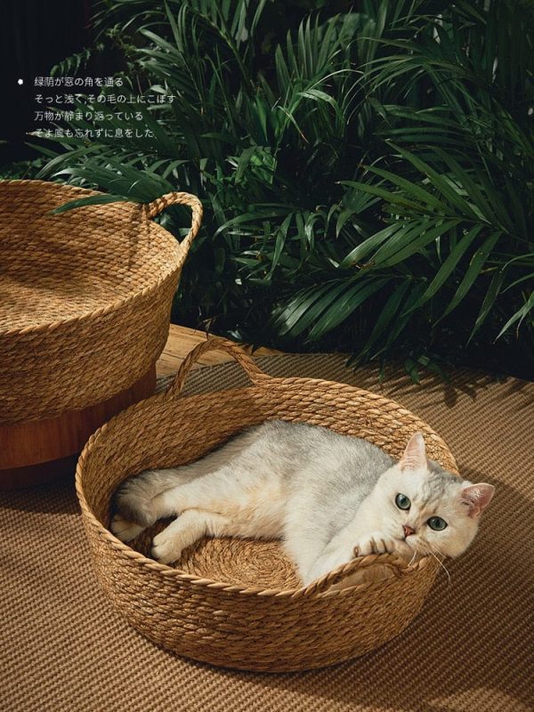 Cat Bamboo Scratch Board Nest