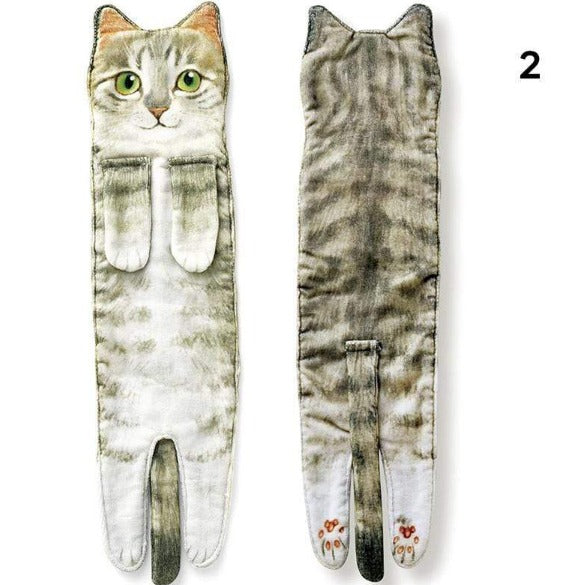 Handmade Unique Cat Bath Towels