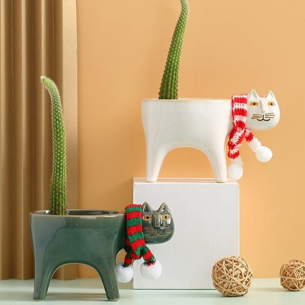 Cat Tail Ceramics Flower Pots