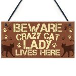 Life with Cats Home Wooden Plaques