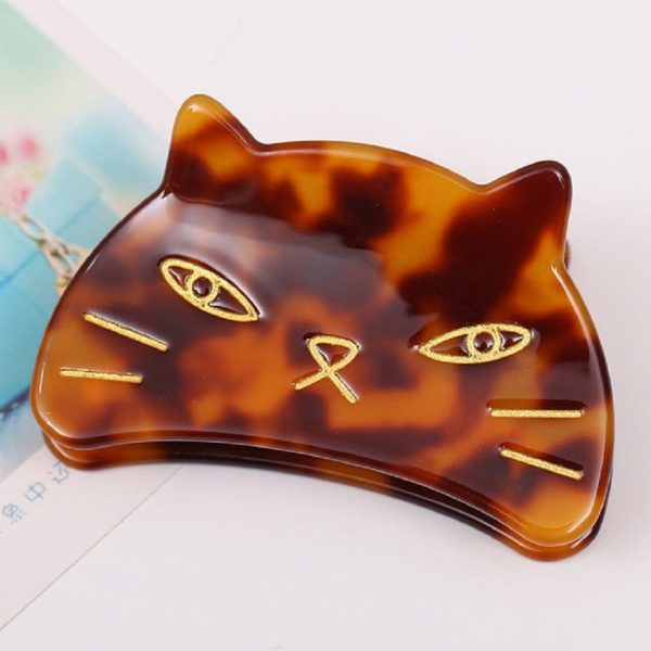 Acrylic Cat Claw Hair Clip