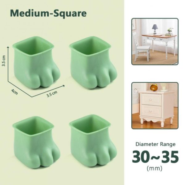 4pcs Paws Furniture Leg Protection