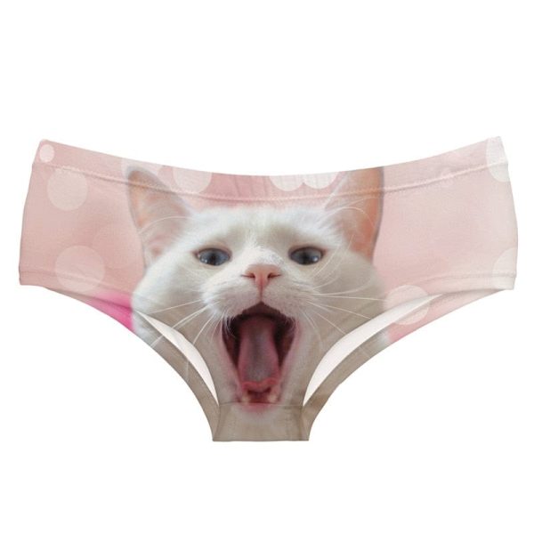 Funny 3D Cat Briefs