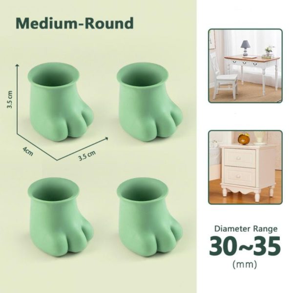 4pcs Paws Furniture Leg Protection