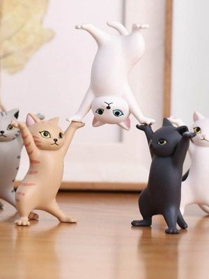 Cat Dancing Decoration Figurines
