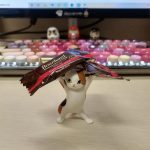 Cat Dancing Decoration Figurines