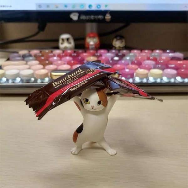 Cat Dancing Decoration Figurines