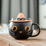 Black Cat Mug Halloween Gift