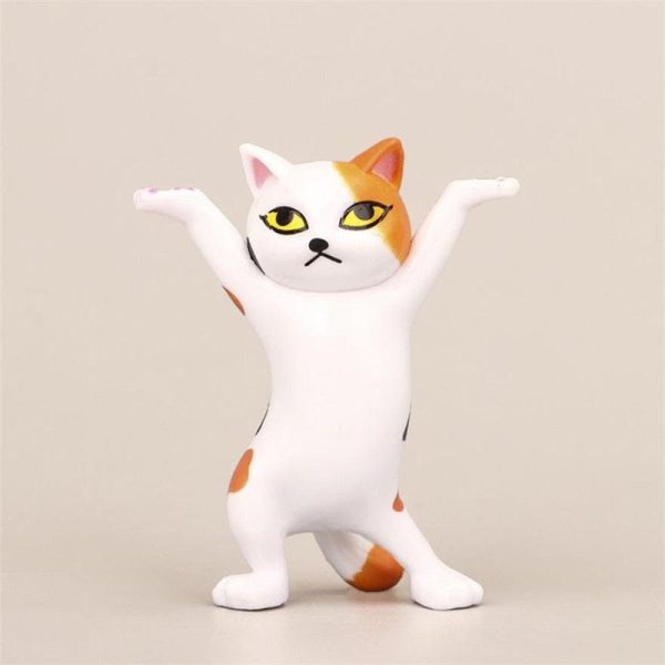 Cat Dancing Decoration Figurines