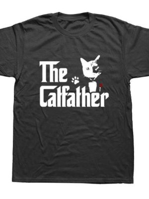 The CatFather Cat Dad T-Shirt