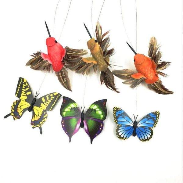 Butterfly & Bird Training Cat Toy