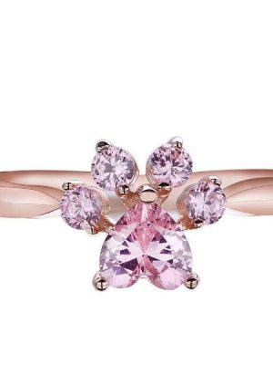 Cat Paws Rose Gold Ring