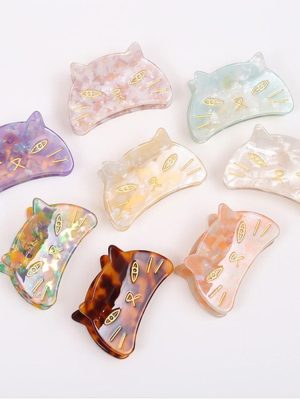 Acrylic Cat Claw Hair Clip