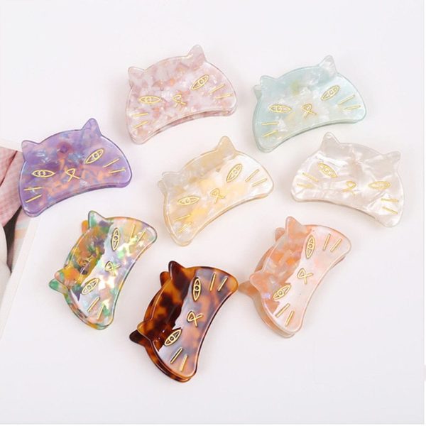 Acrylic Cat Claw Hair Clip