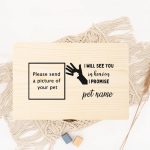 Personalized Photo Cat Funeral Box