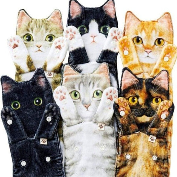 Handmade Unique Cat Bath Towels
