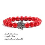 Charm Stone Paw Bracelet