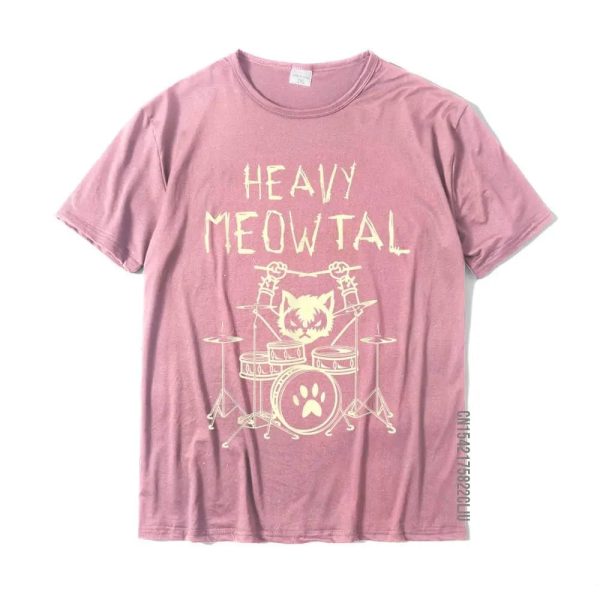 Heavy Meowtal Cat Metal Unisex T-Shirt