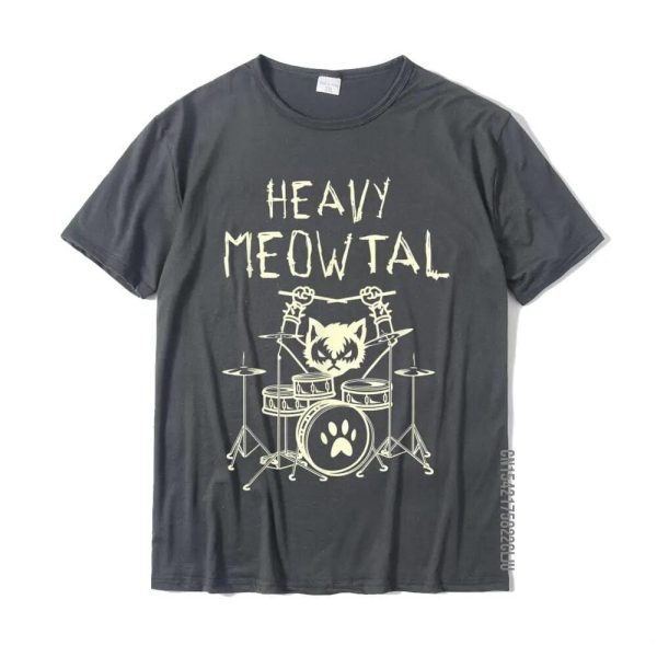 Heavy Meowtal Cat Metal Unisex T-Shirt