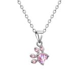 Cat Paws Rose Gold Necklace