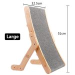 Wooden Cat Scratcher Lounge Bed