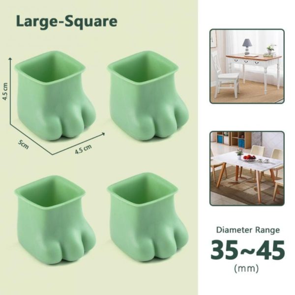 4pcs Paws Furniture Leg Protection