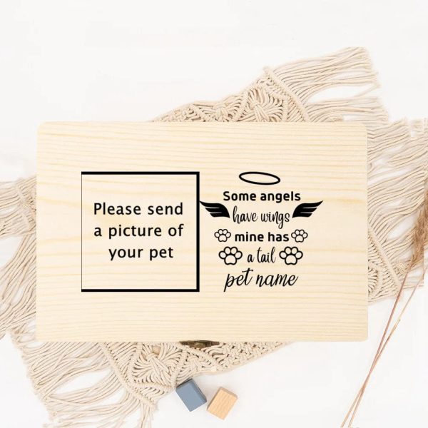 Personalized Photo Cat Funeral Box