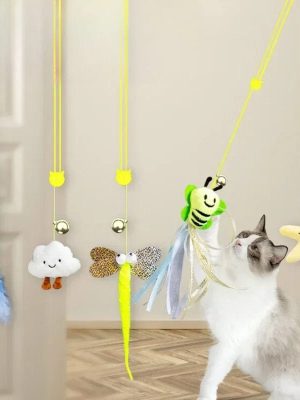 Cat Rope Teasing Hanging Toy