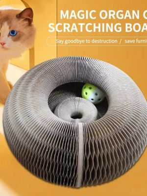 Lightweight_foldable_cat_scratch_board_and_lounge