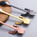 Stainless Steel Cartoon Cat Spoons