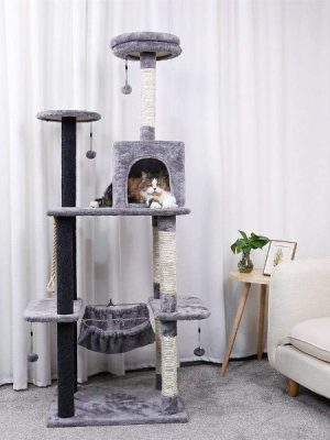 Cat Condo Scratching Post Tree