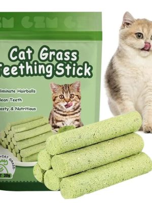 Cat Grass Teething Stick