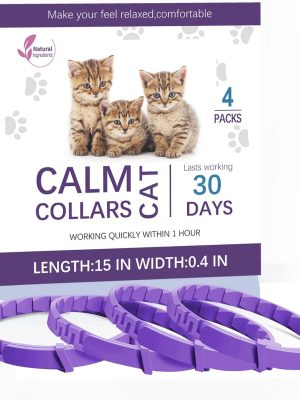 4PCS Calming Collar For Cats