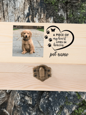 Personalized Photo Cat Funeral Box