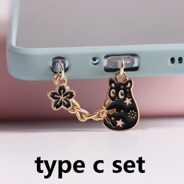 Cat Phone Dust Protection Charms