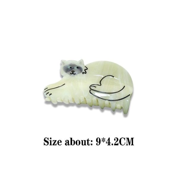 Cats on Acrylic Claw Clips