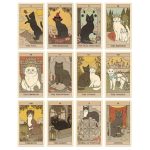 Cat Themed Tarot Cards Stickers